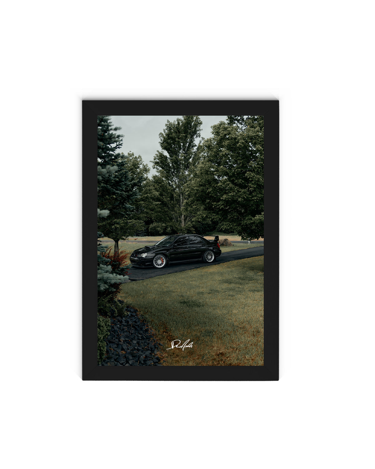 Signed/Framed Subaru STi Print