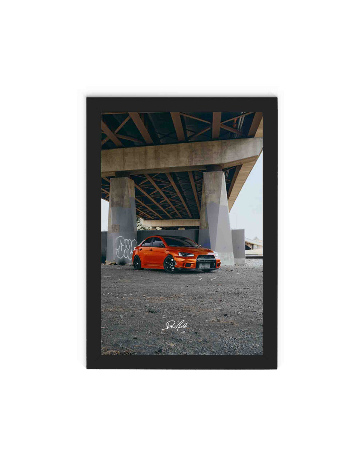 Signed/Framed Evo X Print