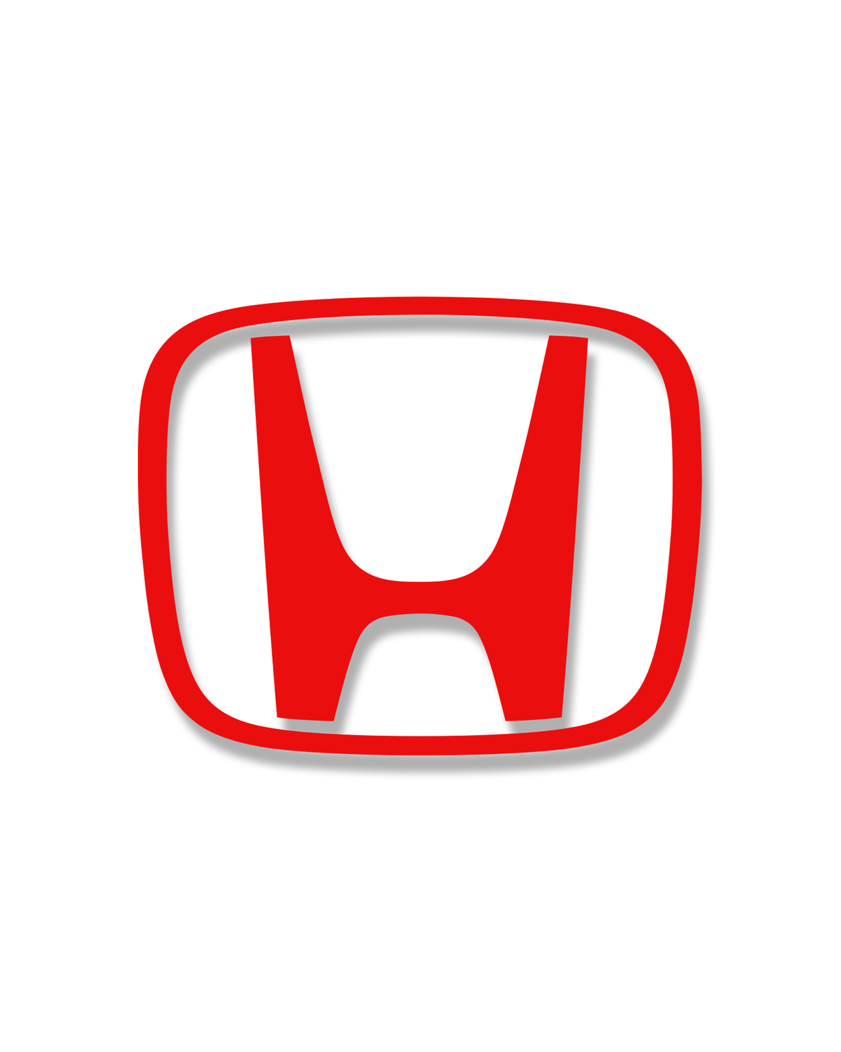 Honda "H" Sticker - Red