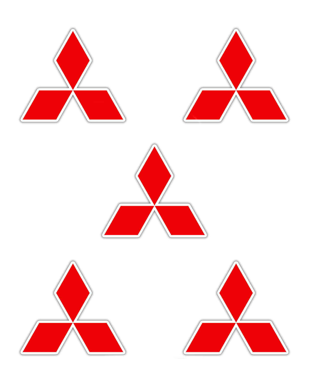 Evo Diamond Sticker Pack - Red