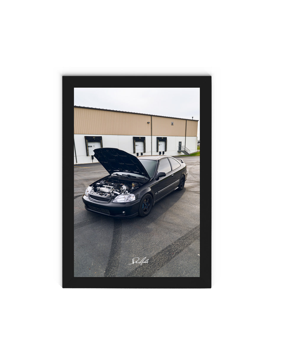 Signed/Framed Civic SI Print