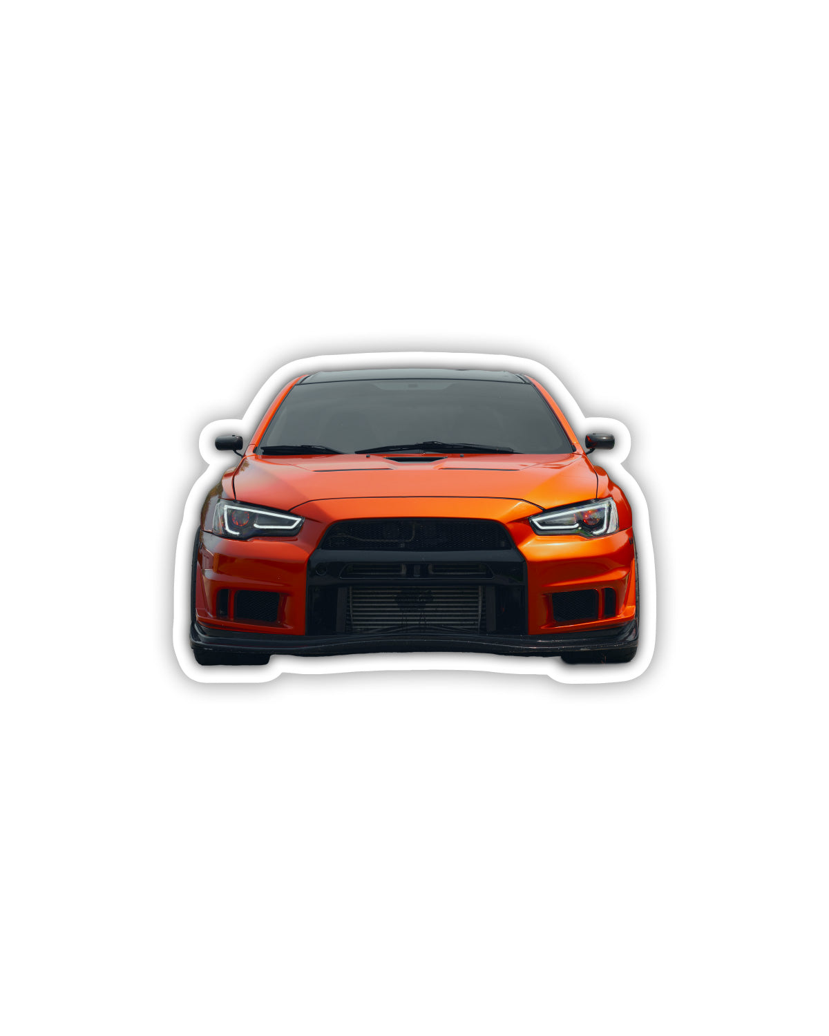 Widebody Evo X Sticker (Front Profile)