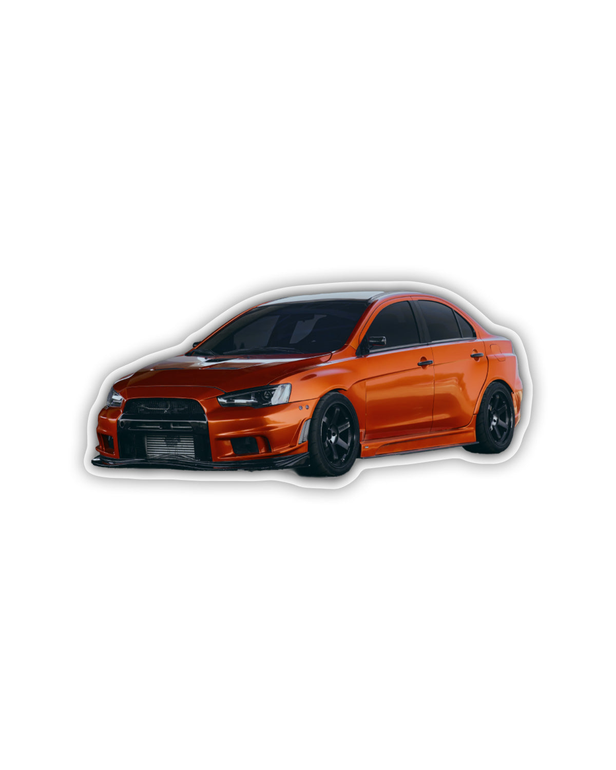 Evo X Sticker (Side Profile)