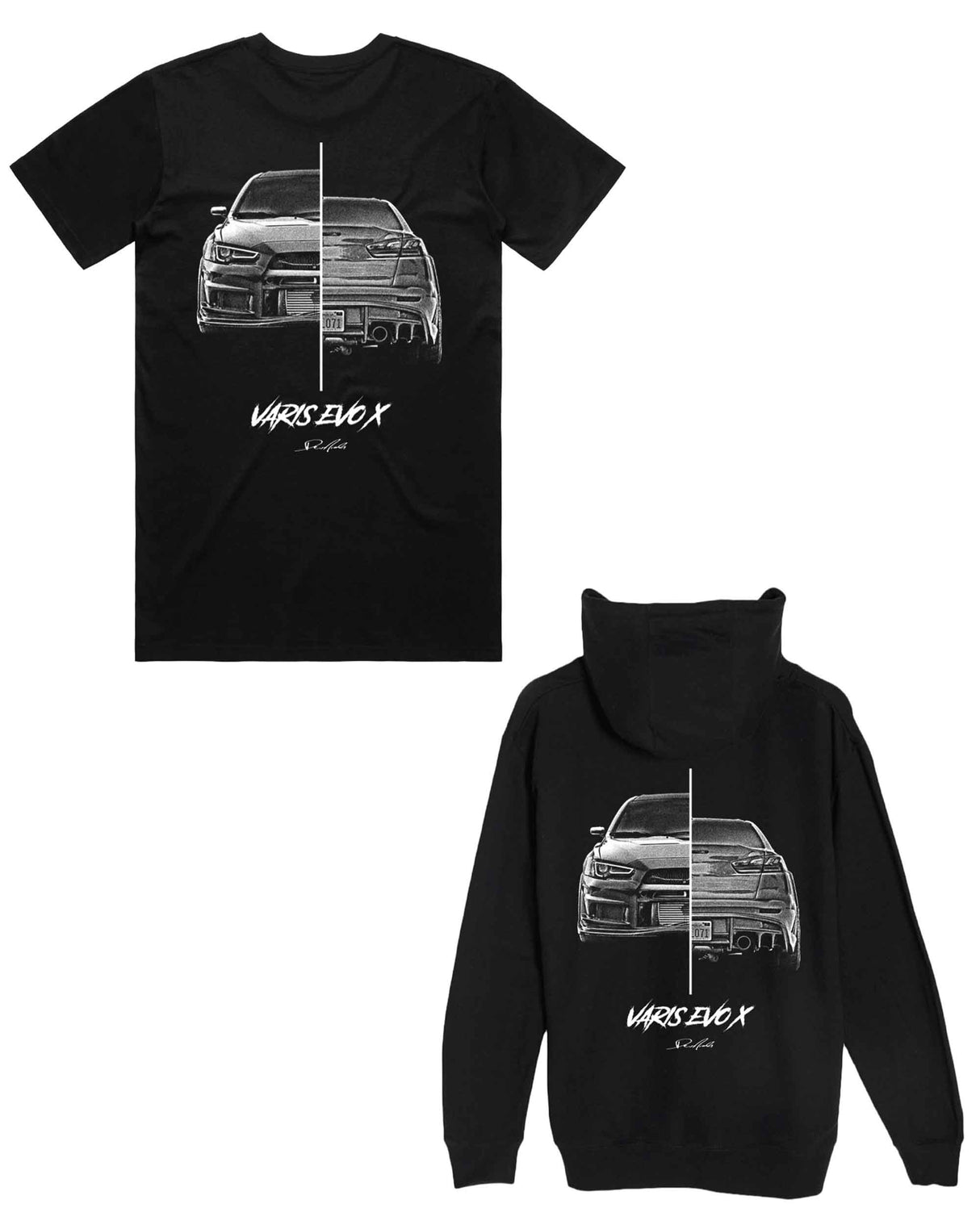 Widebody Evo X Tee/Hoodie Pack