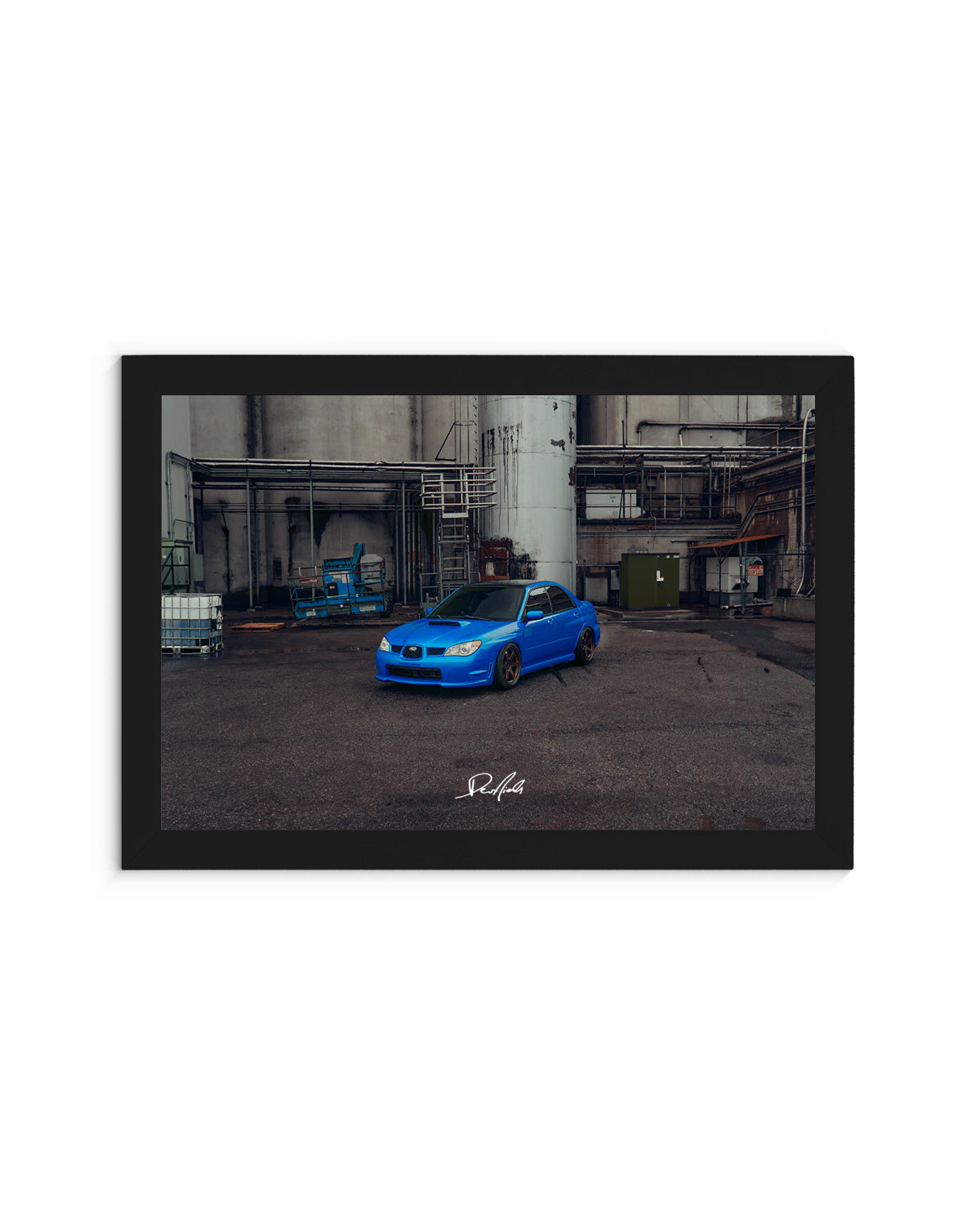 Signed/Framed Subaru WRX Print