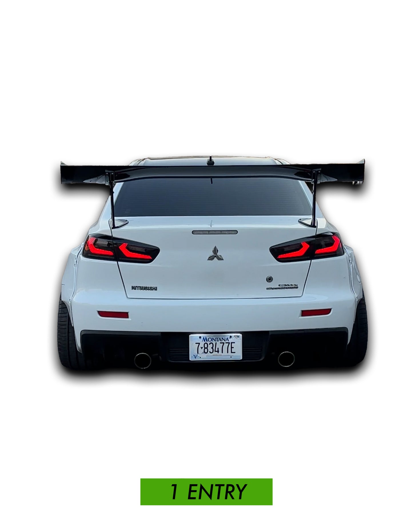 Evo X Sticker (Rear Profile)