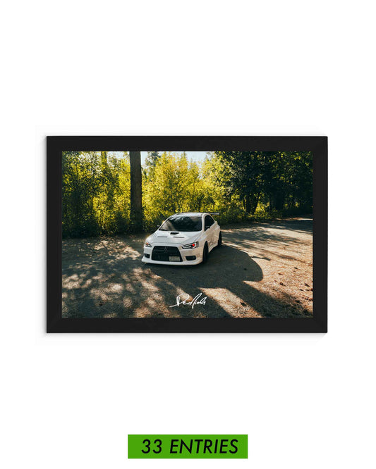 Signed/Framed Evo X Print