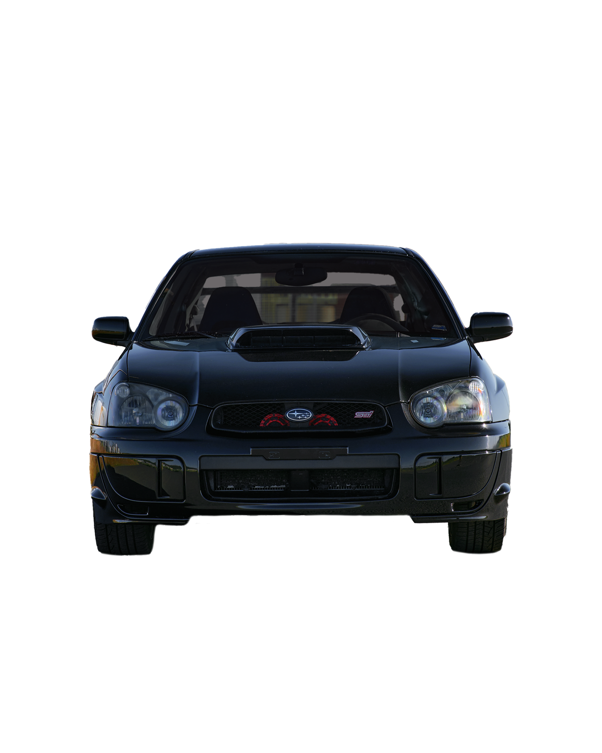 Subaru STi Sticker (Front Profile)