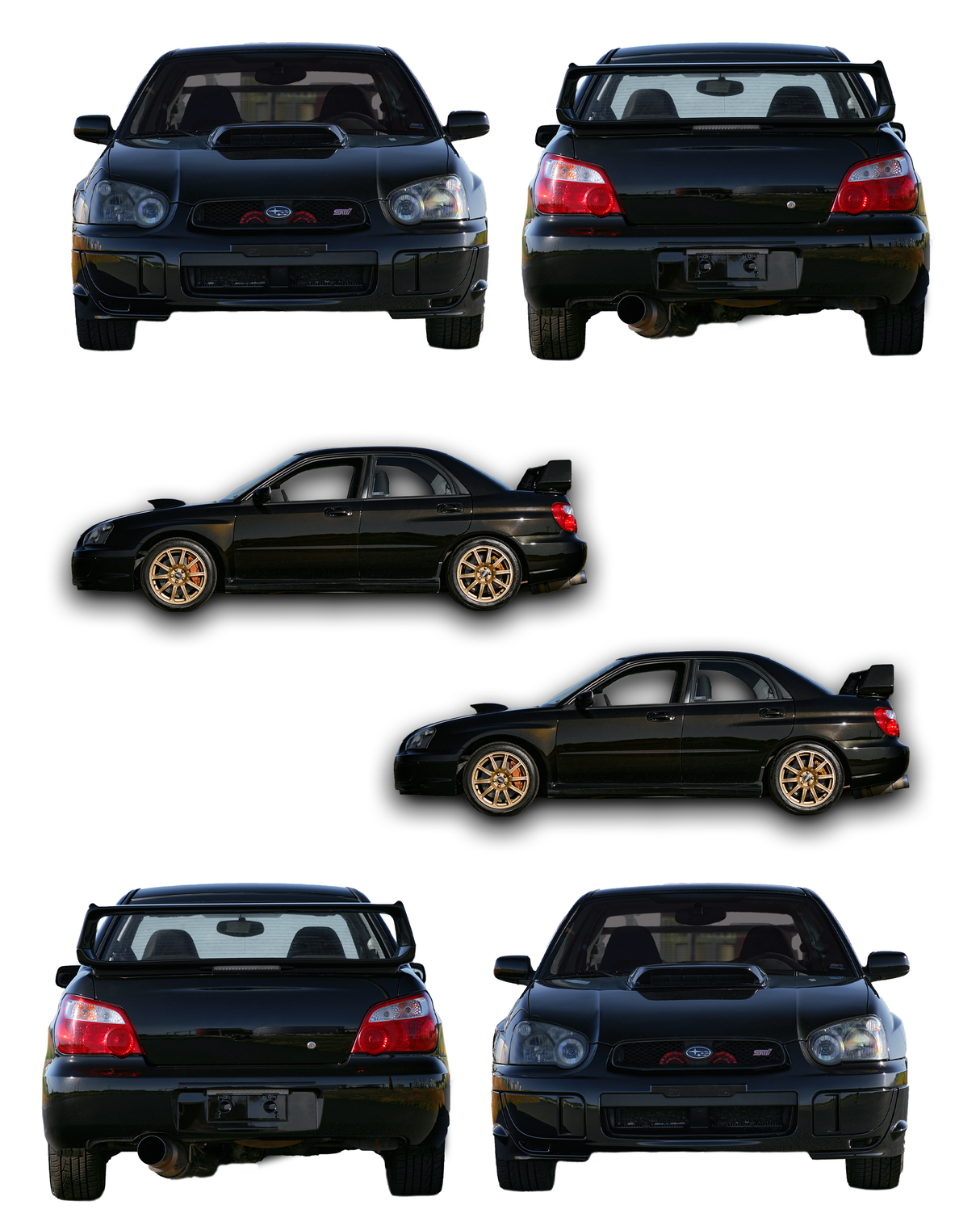 Subaru STi Sticker Pack