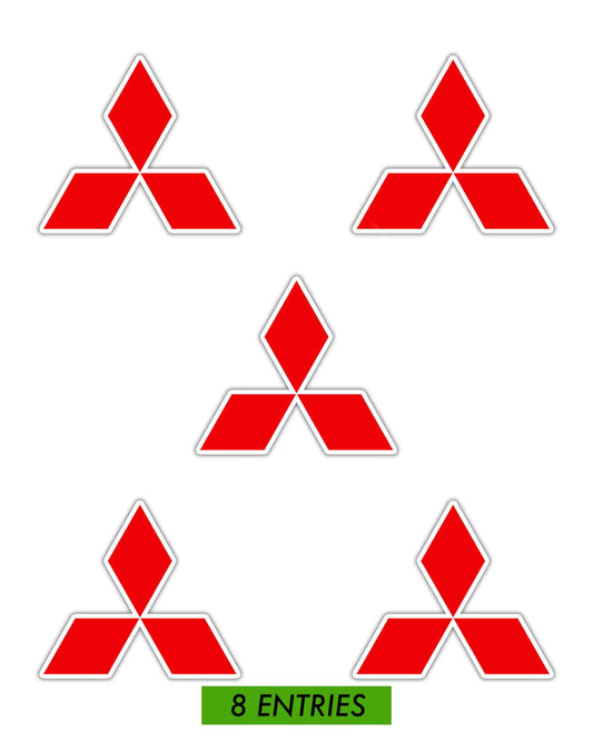 Evo Diamond Sticker Pack - Red