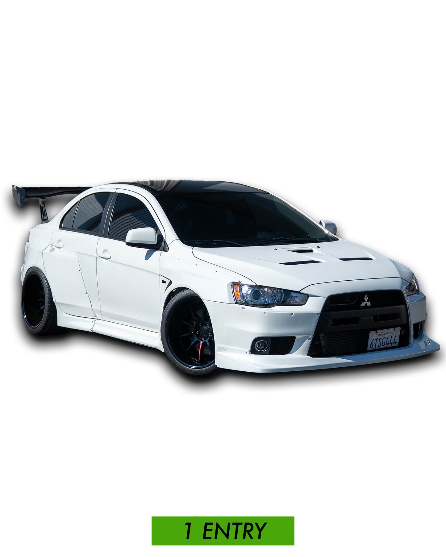 Evo X Sticker (Side Profile)